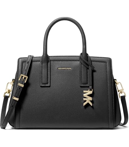 Michael Kors Parker Medium Chain Swag Camera Crossbody Black One